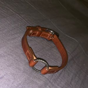 James Avery Leather Charm Bracelet